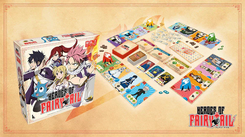 Jeu de société Fairy Tail - HEROES OF FAIRY TAIL