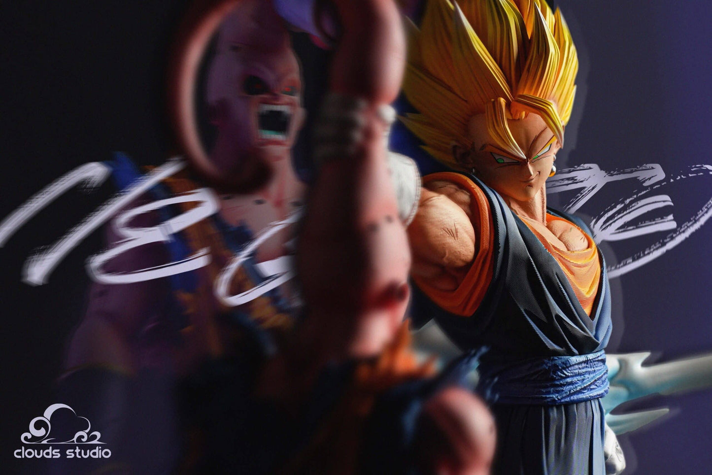 Figurine Dragon Ball - Vegetto Super Saiyan vs Buu