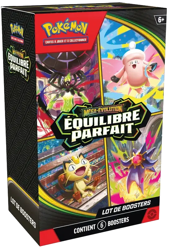 Jeu de cartes Pokémon - Bundle 6 Boosters Équilibre Parfait (ME03) [Scellé FR]