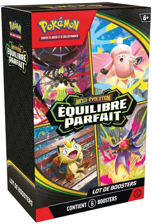 Jeu de cartes Pokémon - Bundle 6 Boosters Équilibre Parfait (ME03) [Scellé FR]
