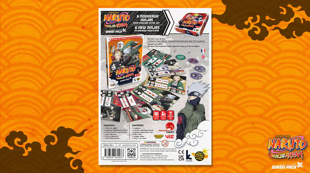 Jeu de société Naruto – Ninja Arena Sensei Pack extension