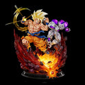 Figurine Dragon Ball - Son Goku Super Saiyan vs Freezer Max