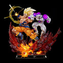 Figurine Dragon Ball - Son Goku Super Saiyan vs Freezer Max