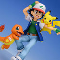 Figurine Pokémon - Salamèche, Sacha et Pikachu - Anime Town