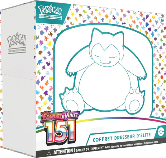 Jeu de cartes Pokémon - COFFRET DRESSEUR D'ELITE / ETB - Ecarlate et Violet - 151 EV03.5 (scellé)