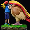 Figurine Pokémon - Sacha & Roucoups & Pikachu - Anime Town