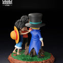 Figurine One Piece - Sabo & Ace & Luffy Fraternité Saké