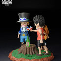 Figurine One Piece - Sabo & Ace & Luffy Fraternité Saké