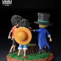 Figurine One Piece - Sabo & Ace & Luffy Fraternité Saké
