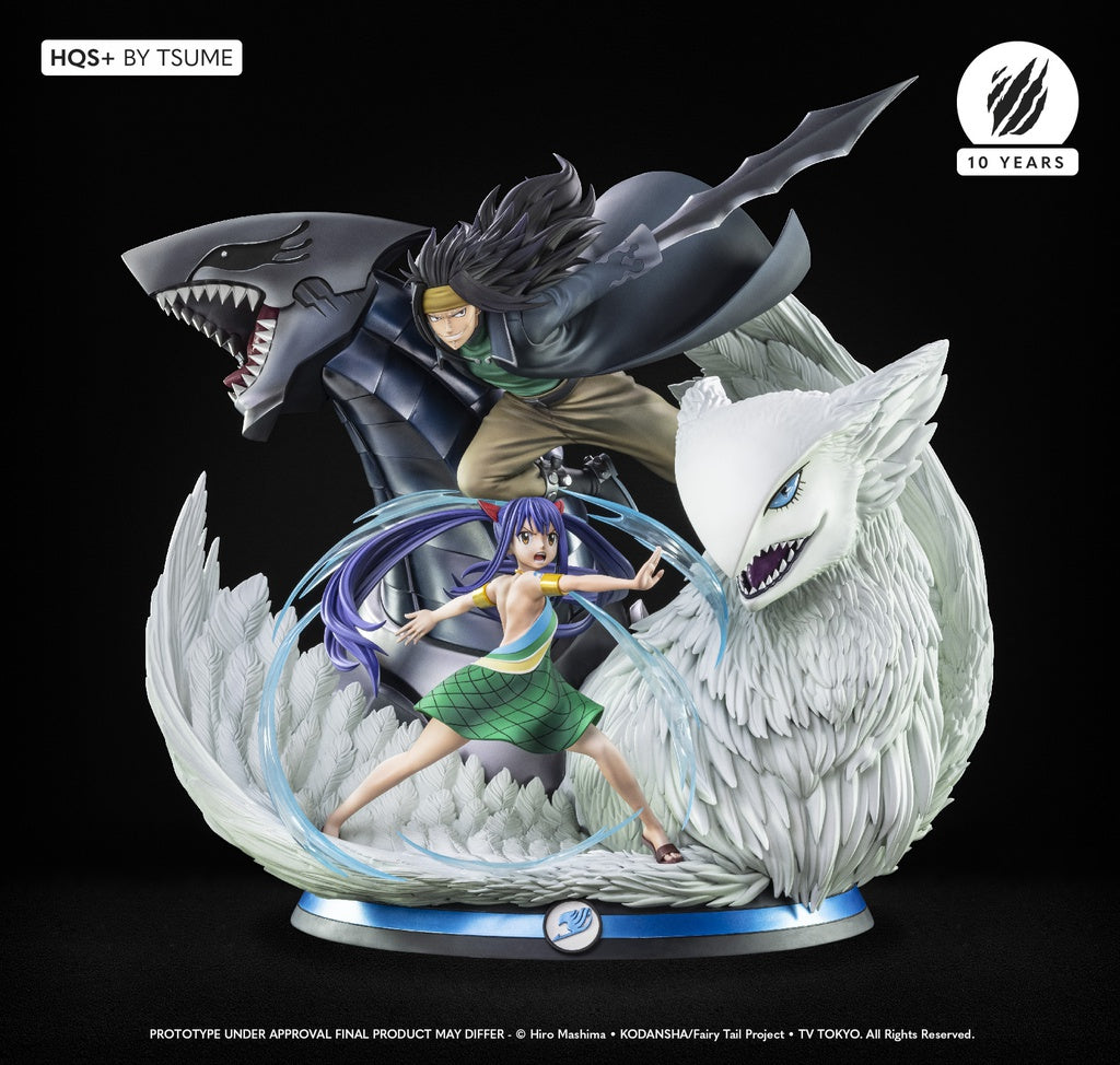 Figurine Fairy Tail - Gajil Redfox & Wendy Marvel - Anime Town