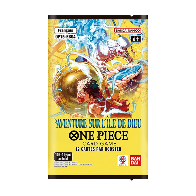 Jeu de cartes One Piece - Display 24 Boosters Aventure sur l’Île de Dieu [OP15-EB04] FR
