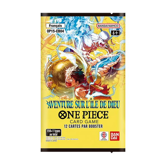 Jeu de cartes One Piece - Display 24 Boosters Aventure sur l’Île de Dieu [OP15-EB04] FR