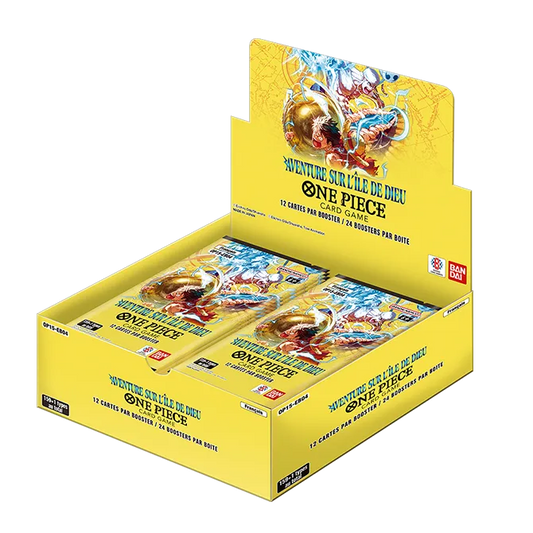 Jeu de cartes One Piece - Display 24 Boosters Aventure sur l’Île de Dieu [OP15-EB04] FR