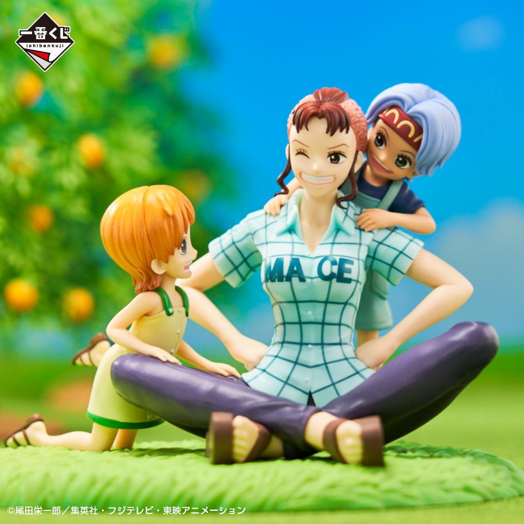 Figurine One Piece - Bell-mère avec Nami et Nojiko - Anime Town