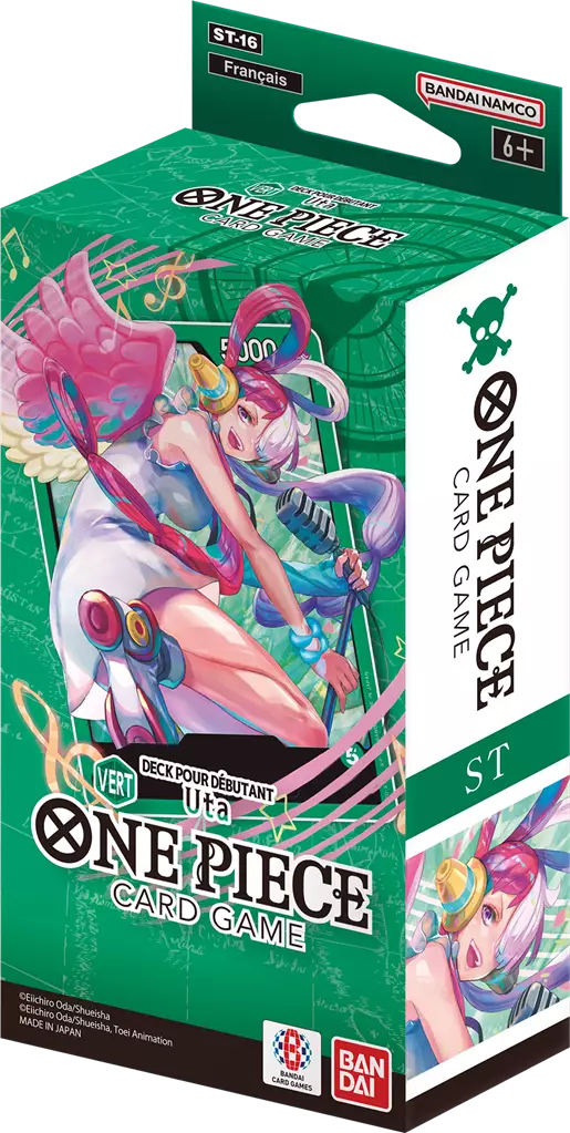 Jeu de cartes One Piece - Deck Débutant (français) 6 Variantes
