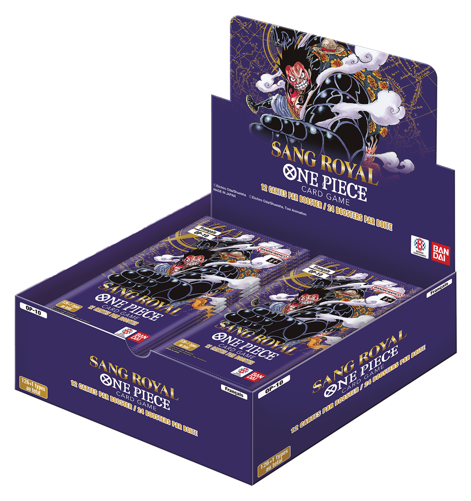 Jeu de cartes One Piece - Display 24 Boosters Sang Royal OP10