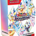 Jeu  de cartes Pokémon - Bundle de 6 boosters - Écarlate et Violet - Évolutions Prismatiques EV08.5 (scellé)