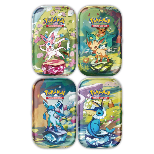 Jeu de cartes Pokémon - [SCELLE] Lot de 4 Mini Tins Evolutions Prismatiques [FR]