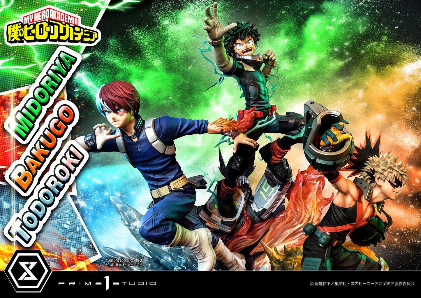 Figurine My Hero Academia - Midoriya & Bakugo & Todoroki